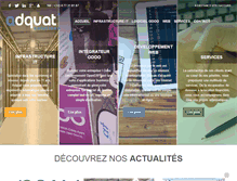 Tablet Screenshot of adquat.com